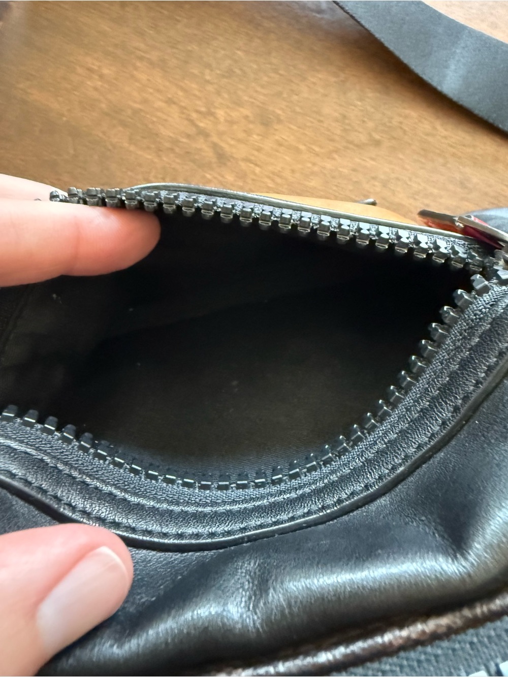 Coach Rider Belt Bag in Signature Canvas style no. C2060 black/brown/tan - Picture 9 of 13